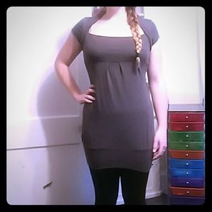 Adorable Grey bodycon sweater dress medium